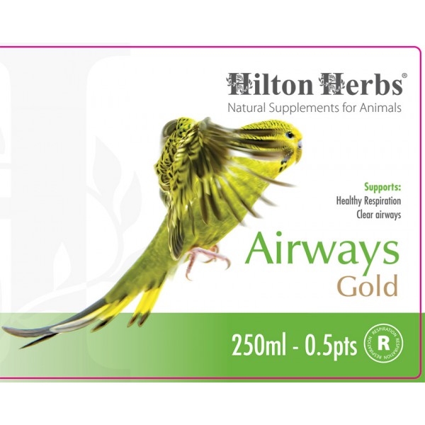 Airways Gold - Optimum respiratory function for Birds & Poultry - front label